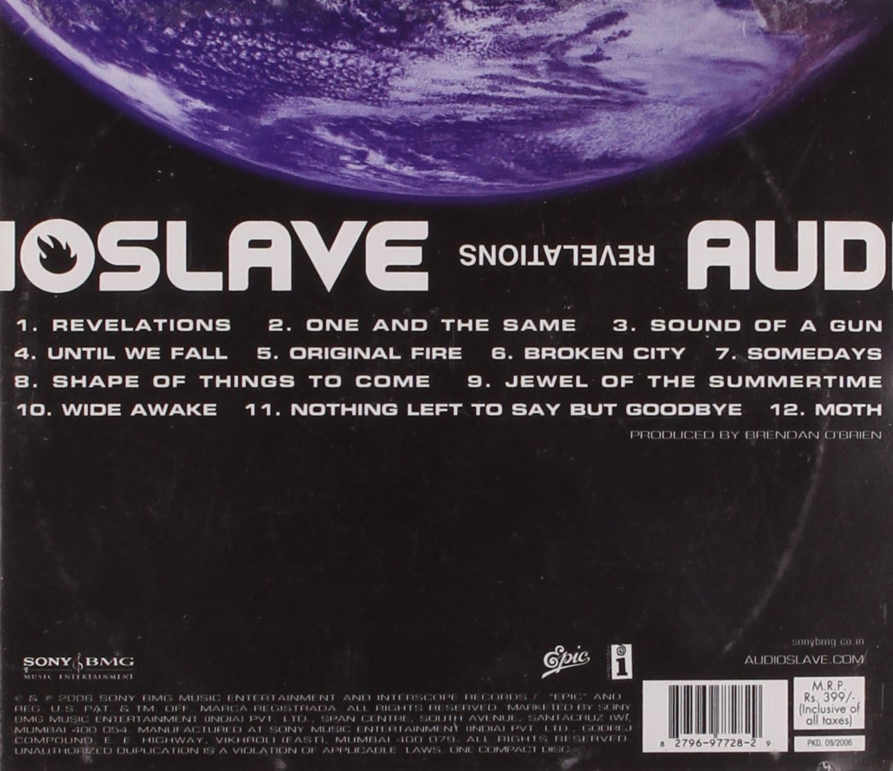 Artwork for Audioslave's Revelations (CD)