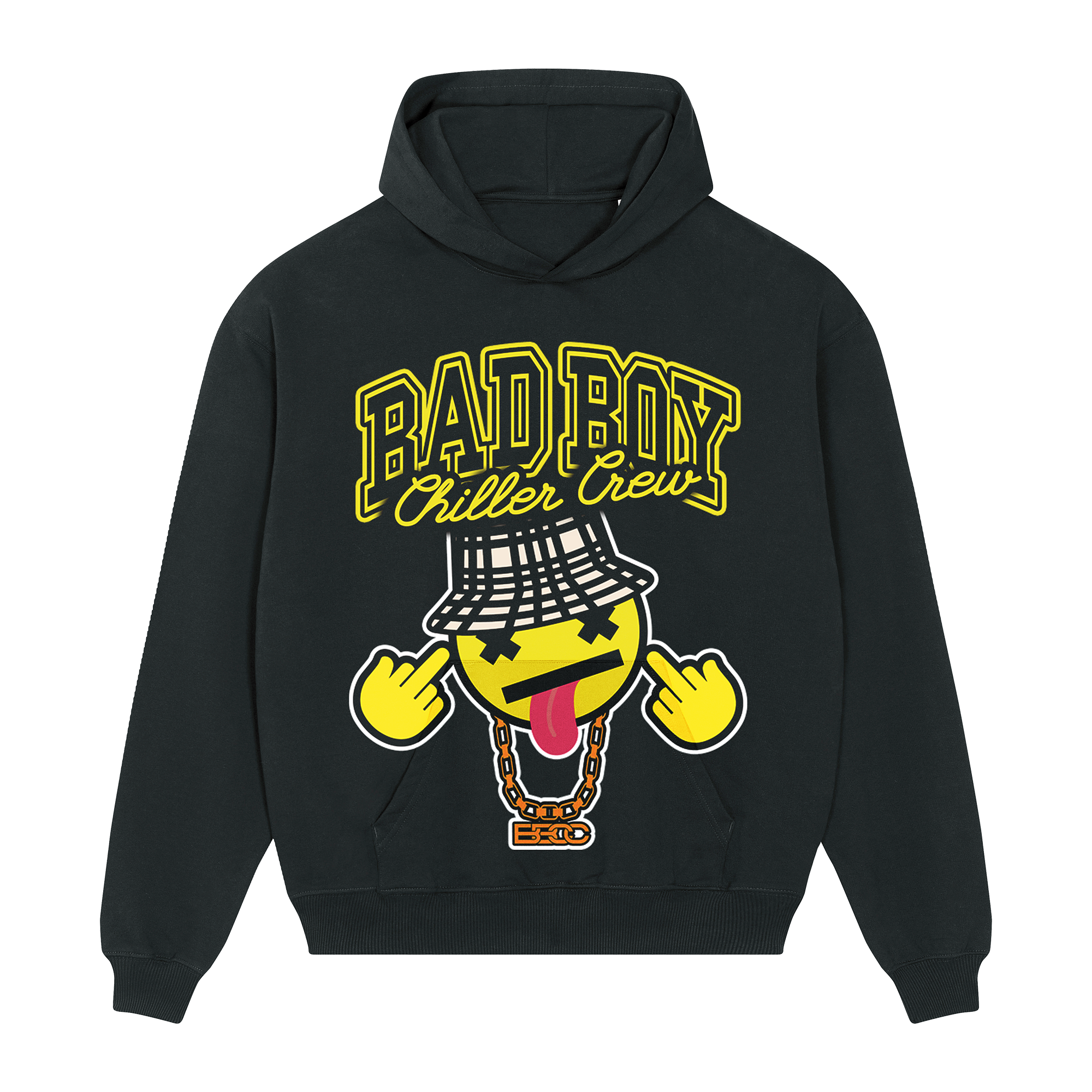 Bad Boy Chiller Crew – Middle Finger Emoji Hoodie