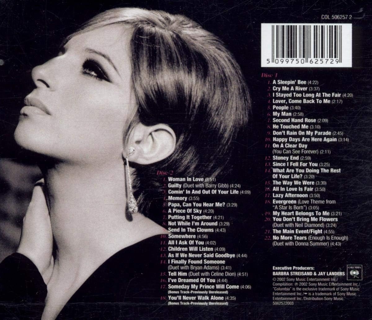 Artwork for Barbra Streisand's The Essential Barbra Streisand (2CD)