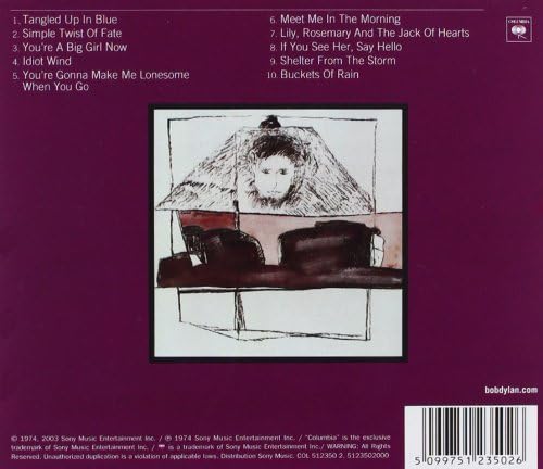 Artwork for Bob Dylan's Blood On The Tracks (CD)