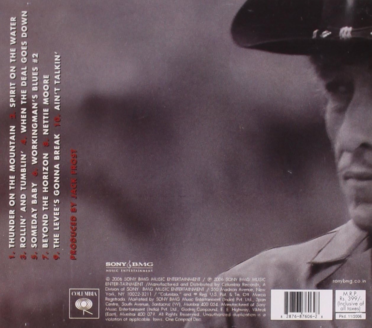 Artwork for Bob Dylan's Modern Times (CD)