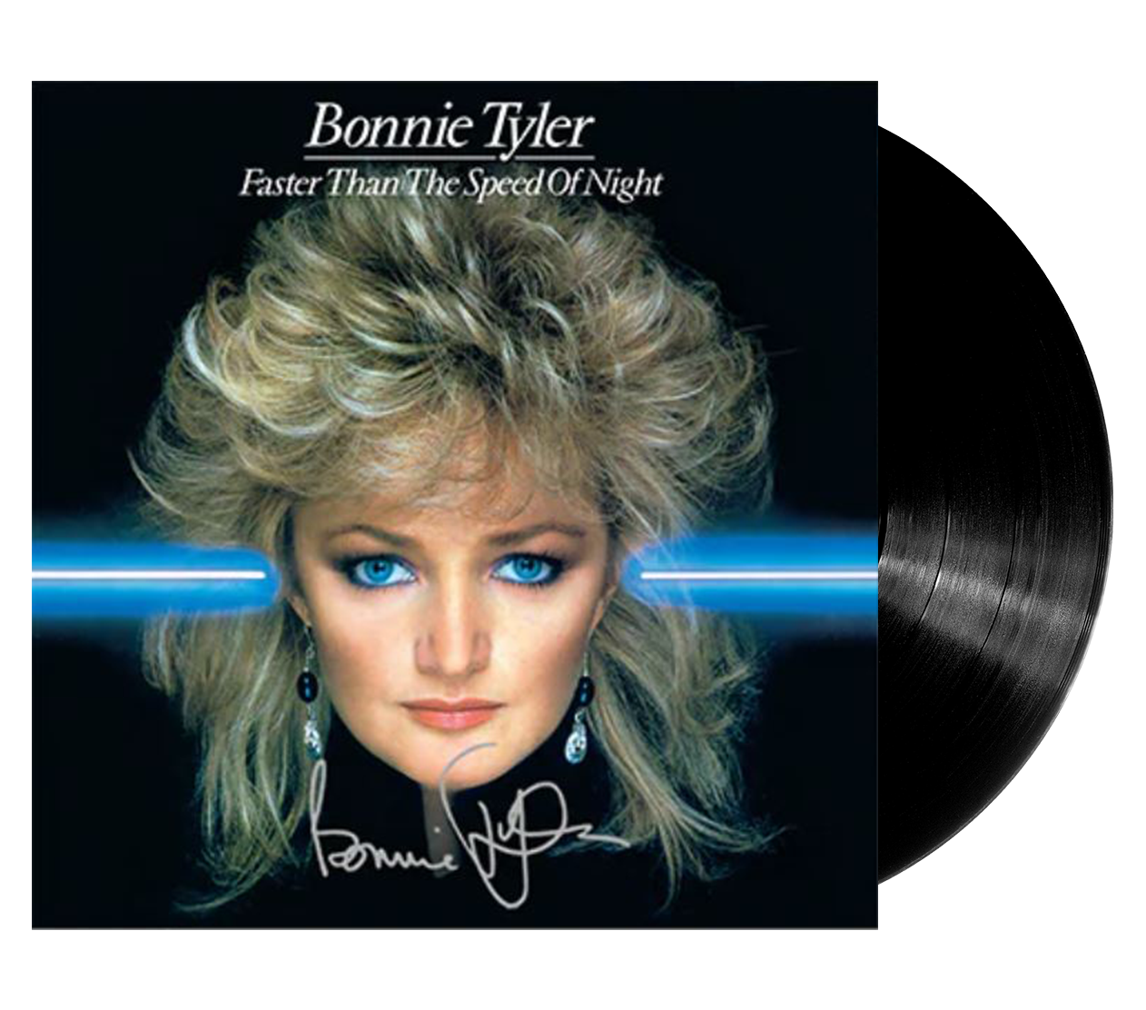 Bonnie Tyler – Faster Than the Speed of Night (Signed LP)