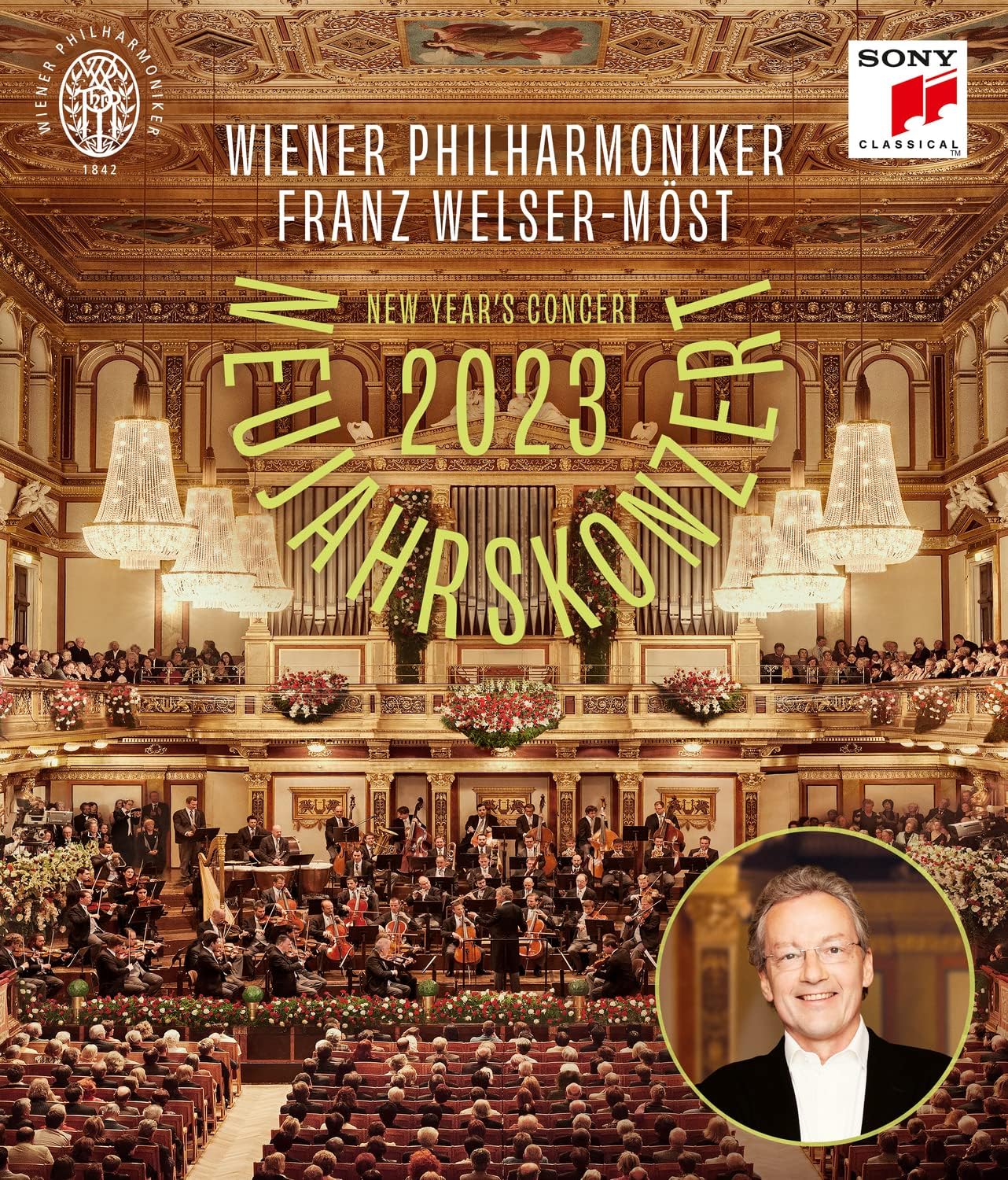 Artwork for Franz Welser-Möst & Wiener Philharmoniker's Neujahrskonzert 2023 / New Year's Concert 2023 (Blu-Ray)