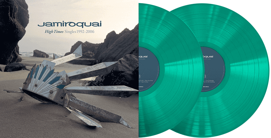 Artwork for Jamiroquai's High Times: Singles 1992-2006 (Green Marbled 2LP)