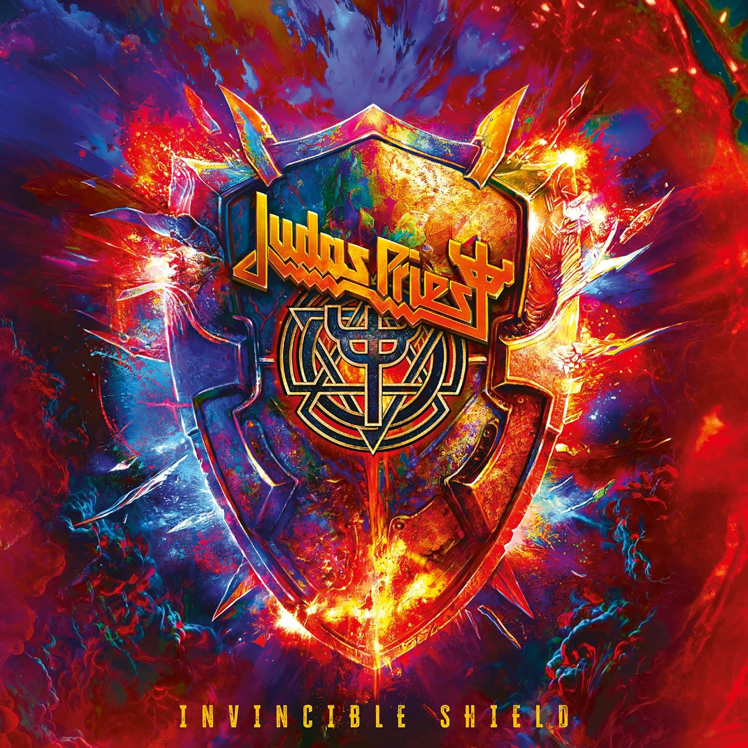 Artwork for Judas Priest's Invincible Shield (CD)