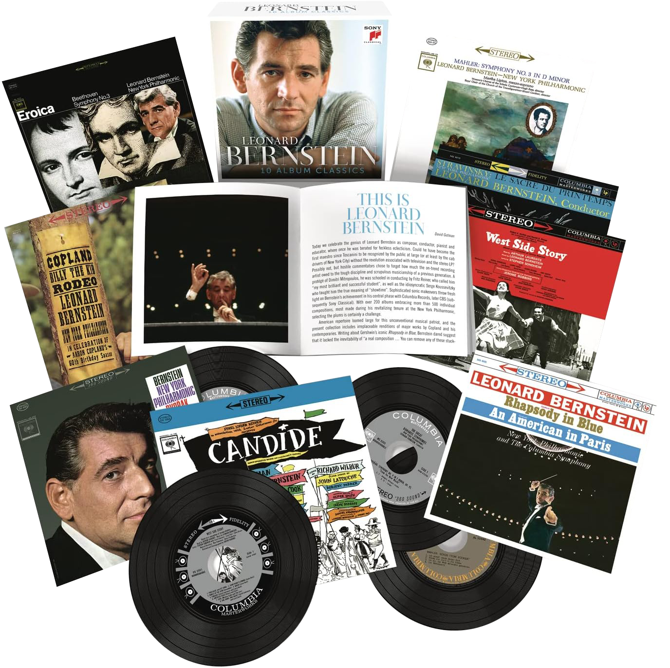 Leonard Bernstein – Leonard Bernstein - 10 Album Classics (11CD Boxset)