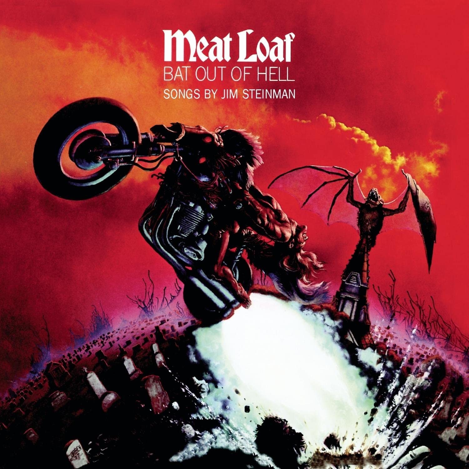 Artwork for Meat Loaf's Bat Out of Hell (Clear LP)