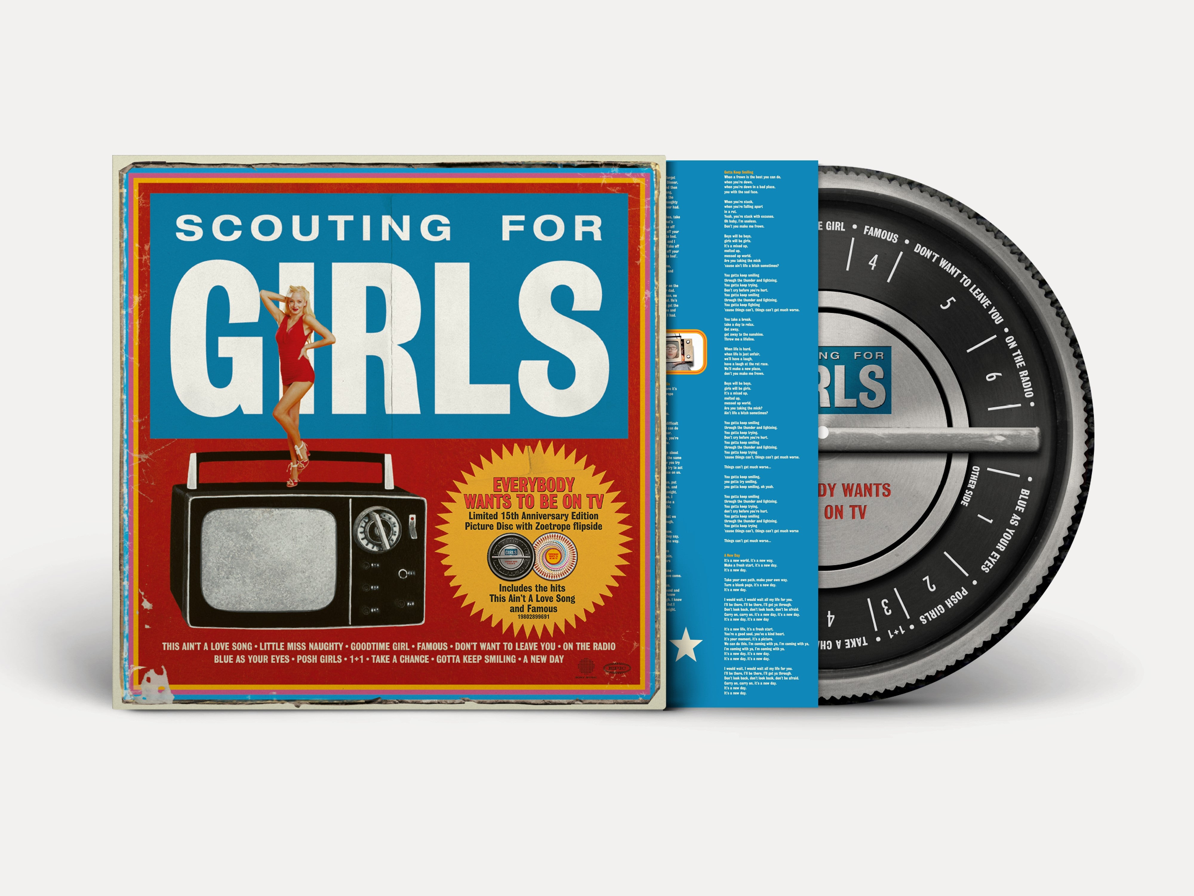 Scouting For Girls – Everybody Wants To Be On TV 15th Anniversary Signed vinyl