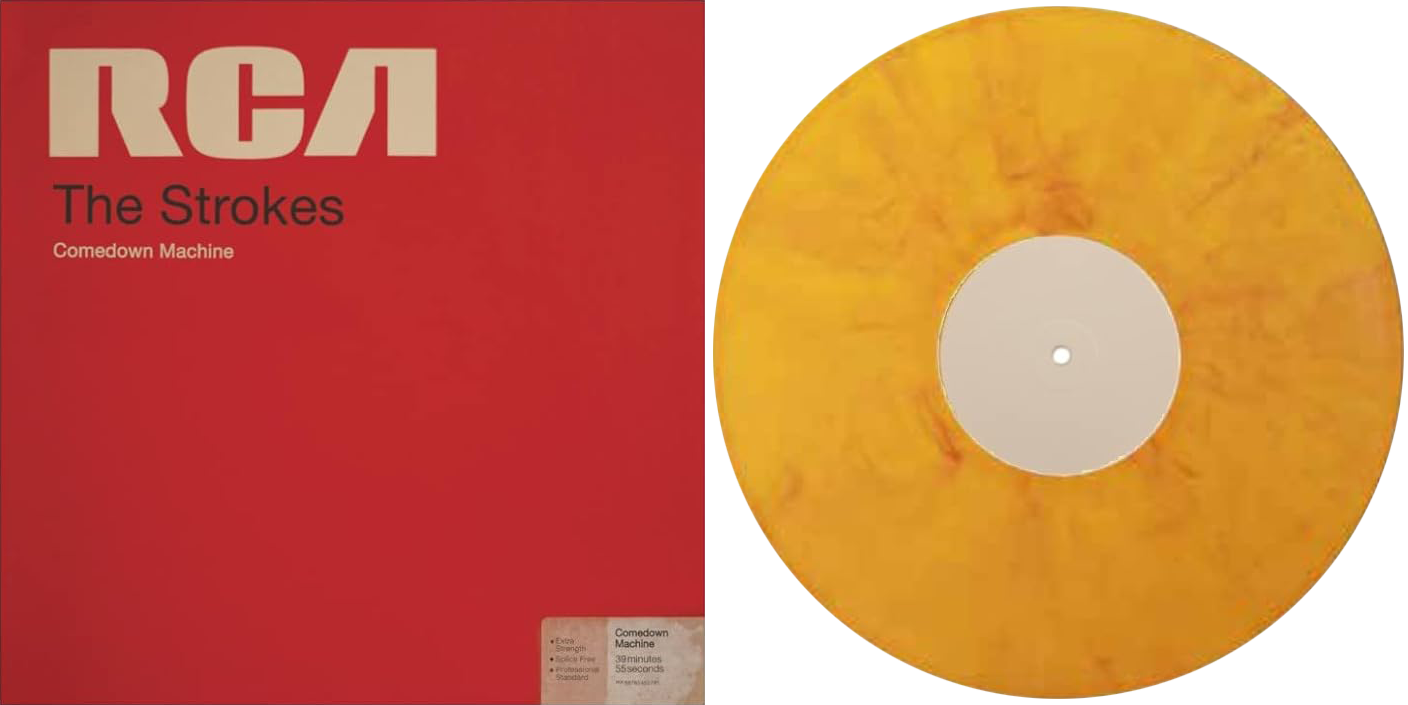 Artwork for The Strokes's Comedown Machine (Orange Marbled LP)