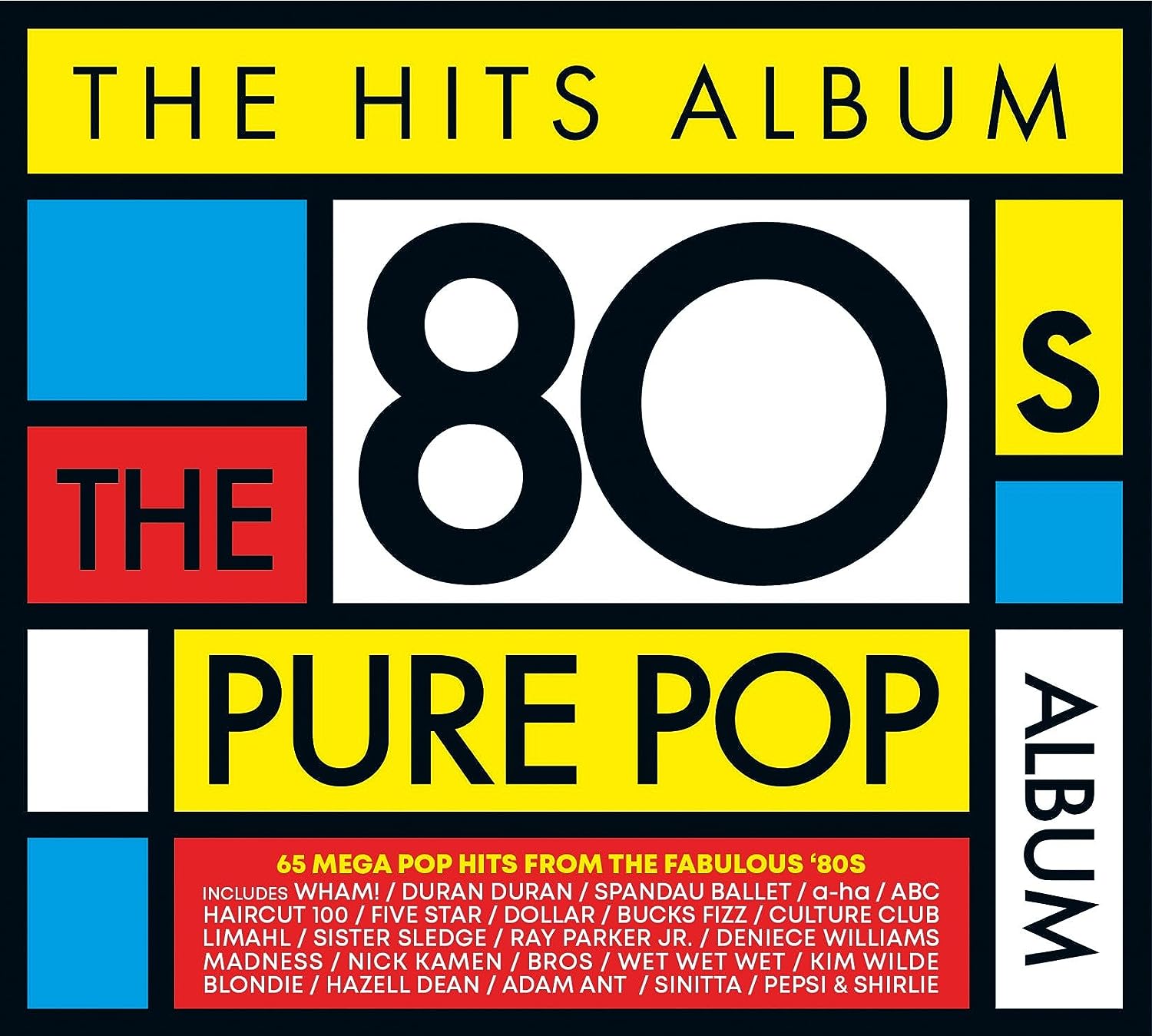 Various – The Hits Album - The 80's Pure Pop Album (3CD)