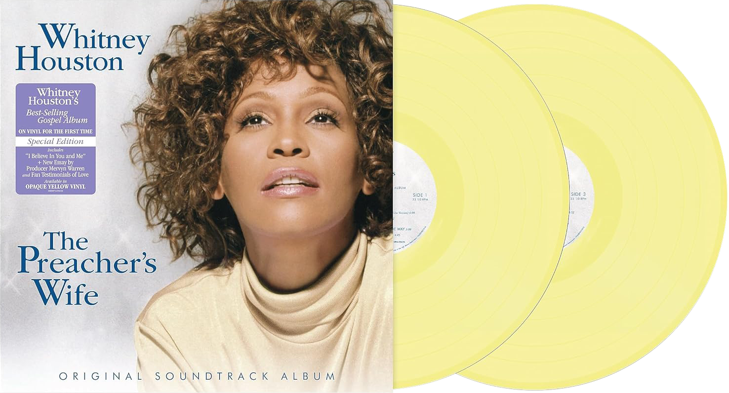 Whitney Houston – The Preacher's Wife - Original Soundtrack (2 x Opaque Yellow Vinyl)