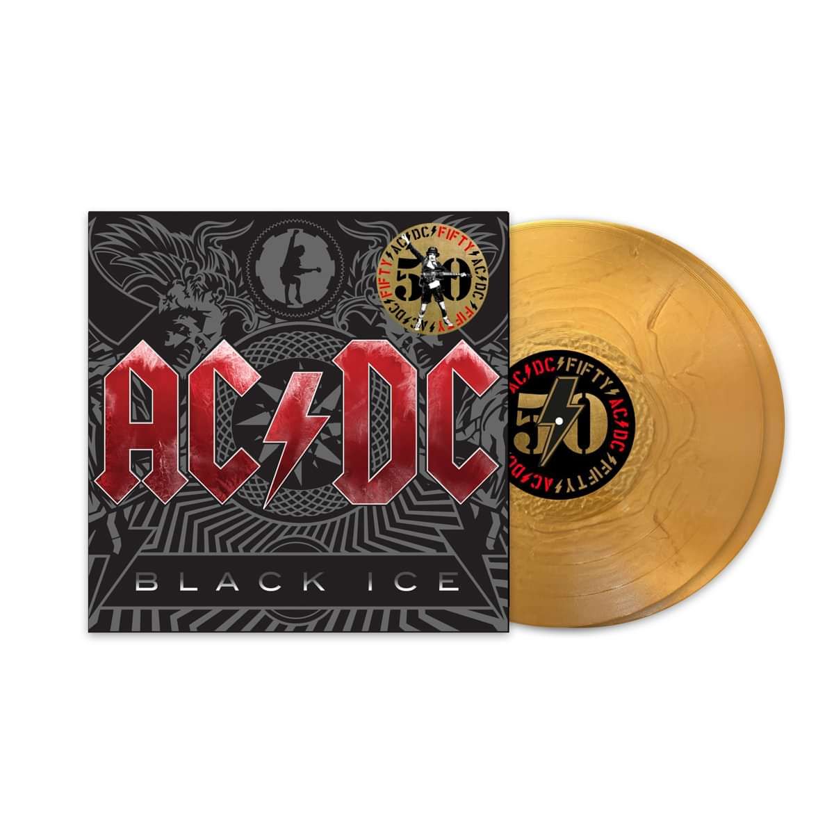 AC/DC – Black Ice (50th Anniversary Gold Color Vinyl)