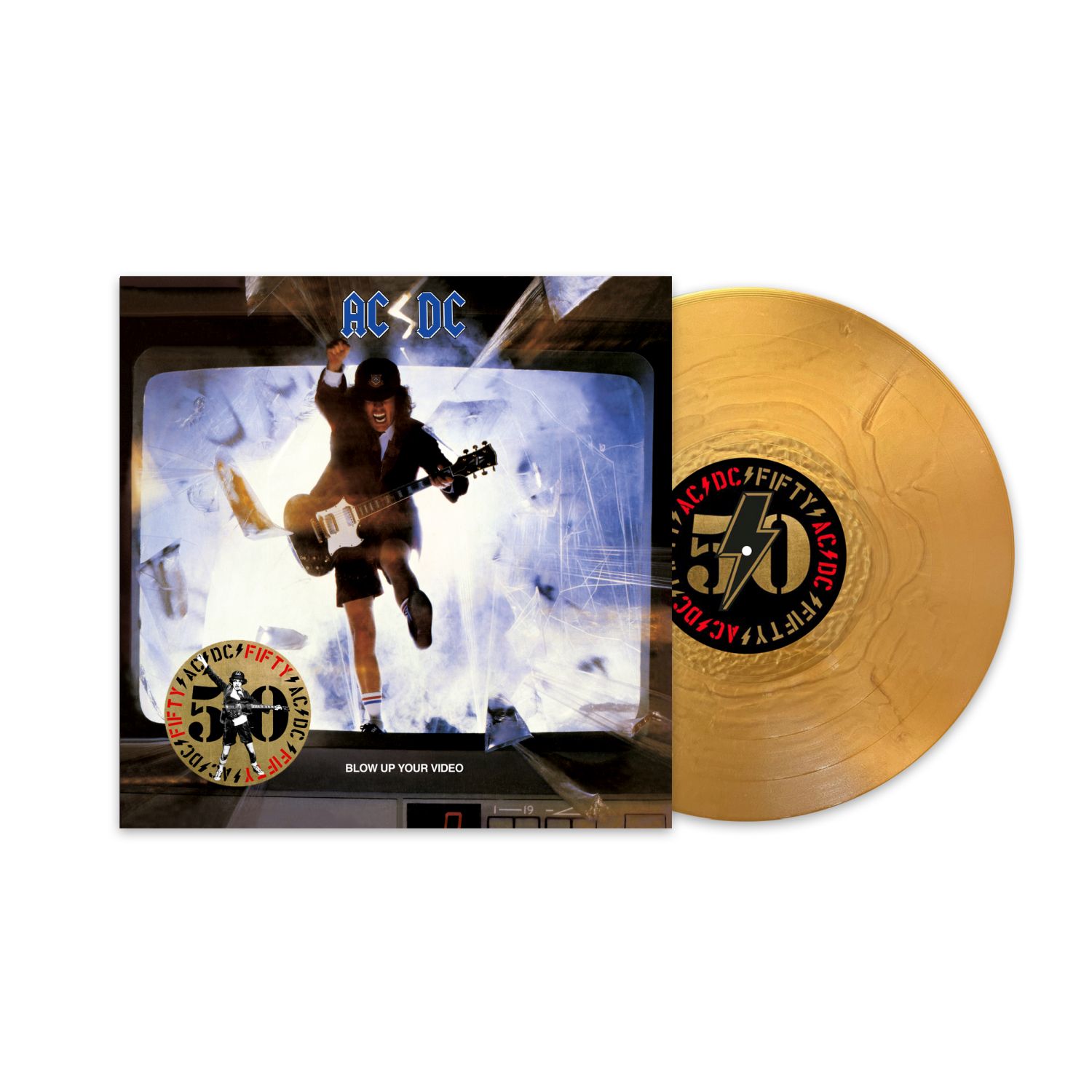 AC/DC – Blow Up Your Video (50th Anniversary Gold Color Vinyl)