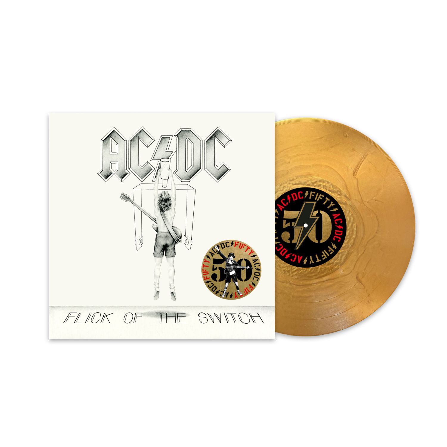 AC/DC – Flick Of The Switch (50th Anniversary Gold Color Vinyl)