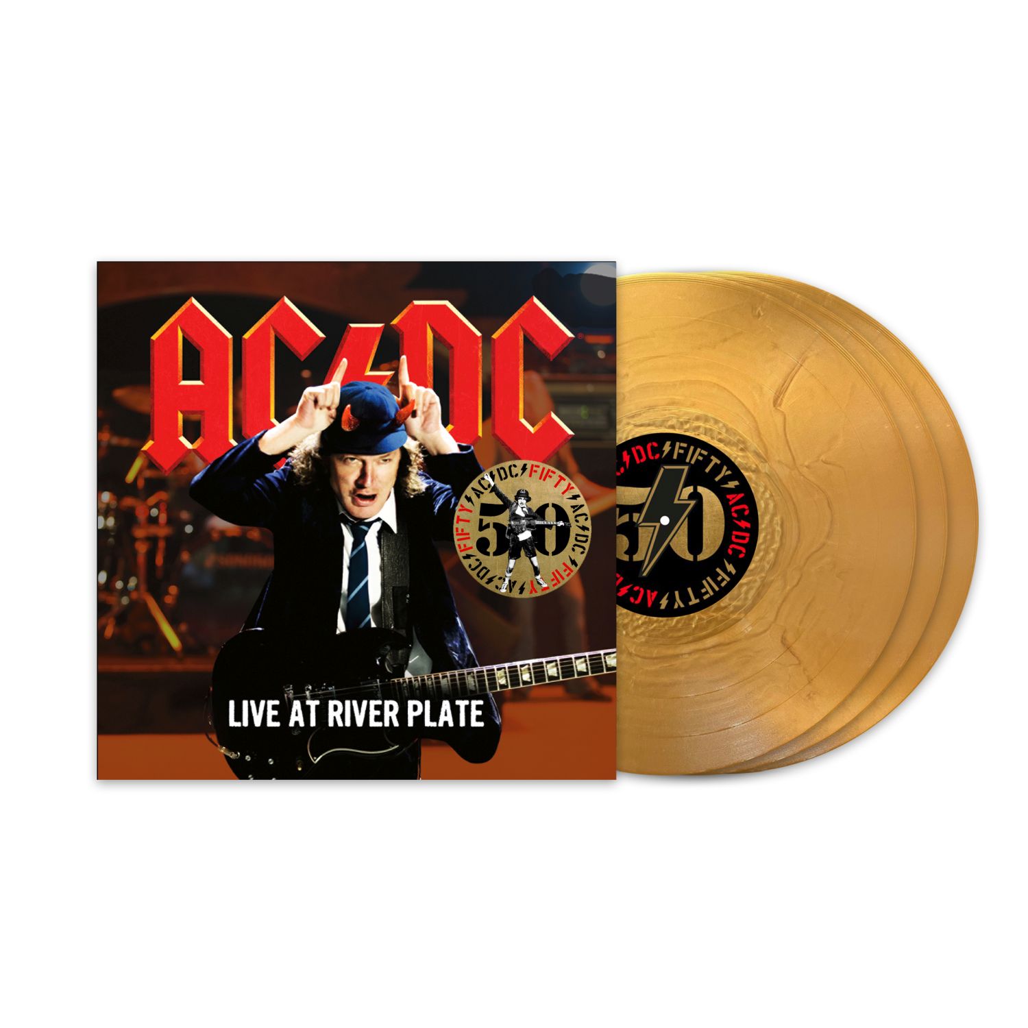 AC/DC – Live At River Plate (50th Anniversary Gold Color Vinyl)